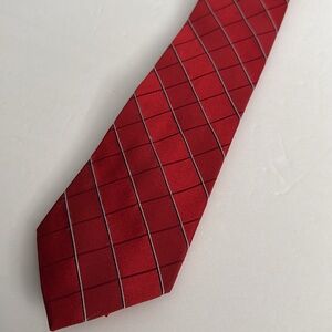 Red & Blue 100% silk Tommy Hilfiger Tie